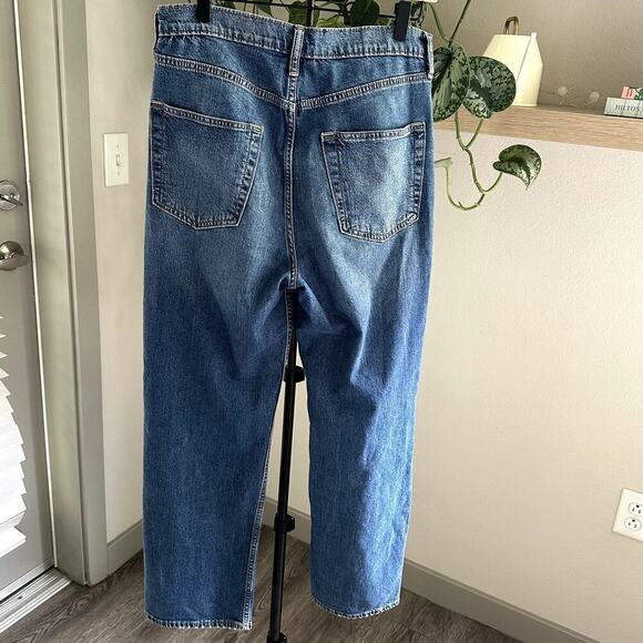 GAP Loose High Rise Jeans Women’s 29/8R Medium Wash 28" Inseam RN54023 - Picture 2 of 9